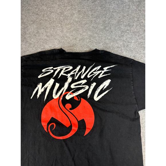 Tech N9ne Strange Music Graphic Tee Mens L Hip Hop Rap Concert Tour Streetwear - Picture 2 of 5